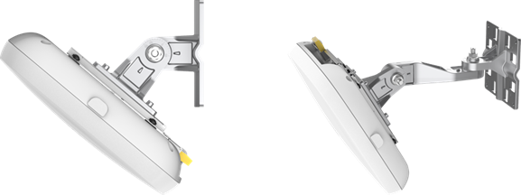 Catalyst 9166D1, pictured with bracket [AIR-AP-Bracket-2] and articulating arm [CW-MNT-ART2-00]