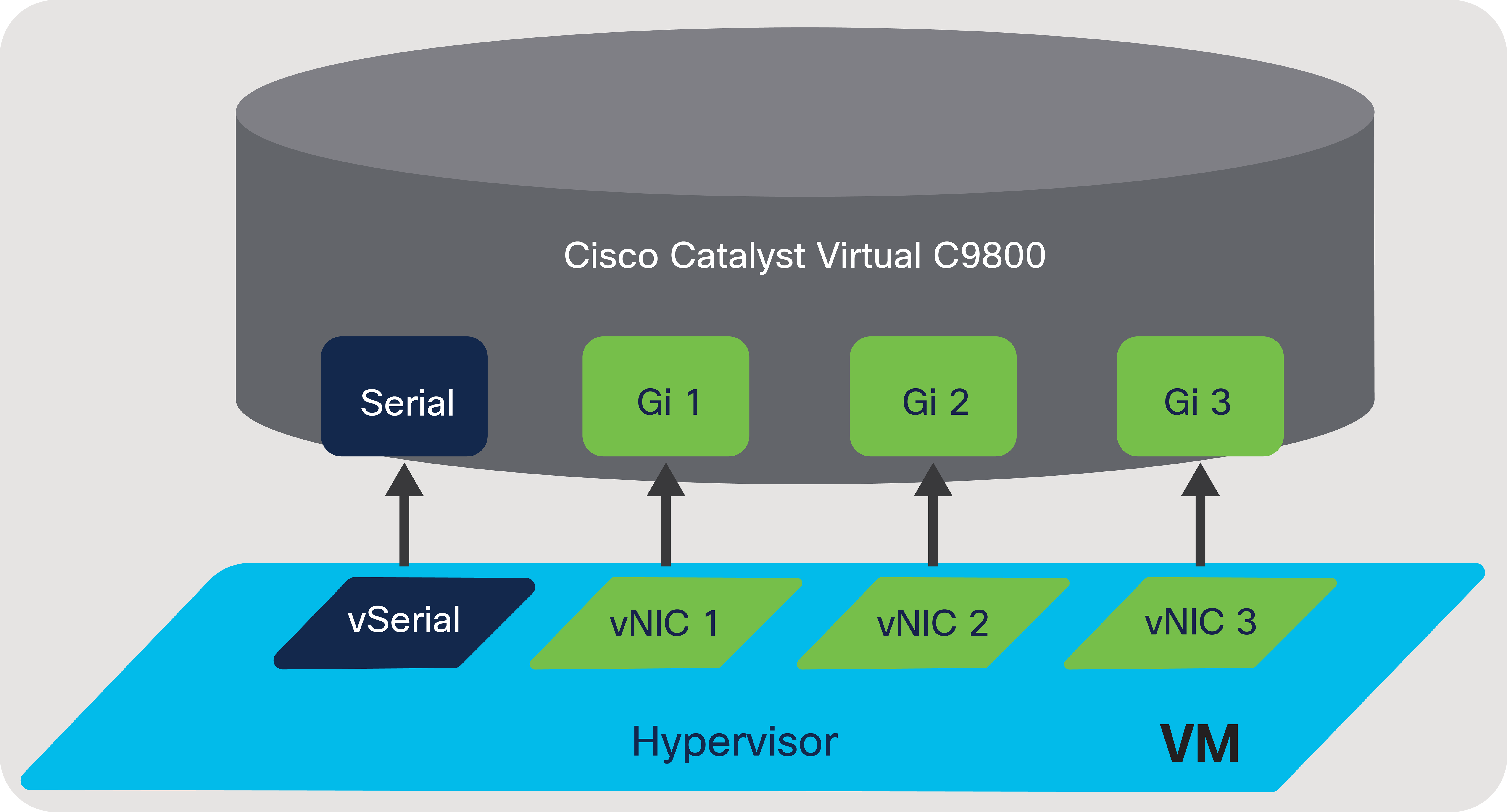 Mapping the vNICs to the Catalyst 9800-CL interfaces