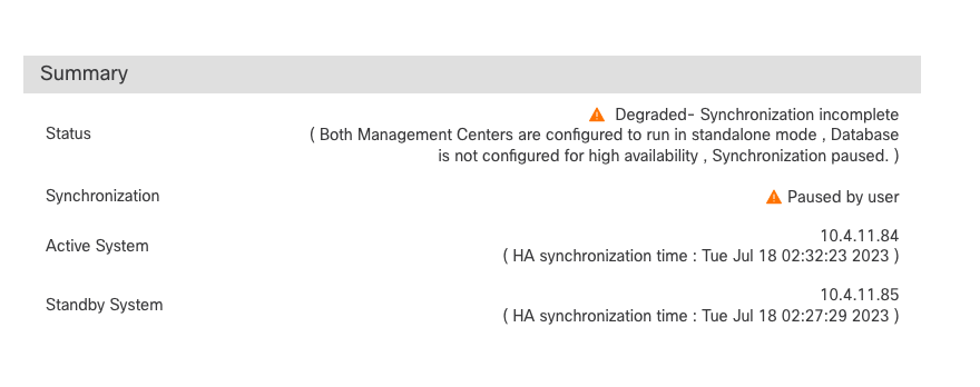 Synchronization status should be Paused per user