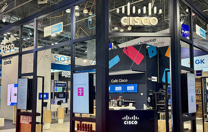 Cisco booth at NRF 2025
